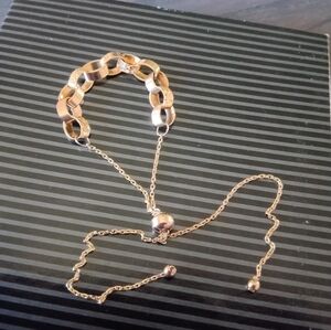 SOLD ❤️ 18K Gold Adjustable Link Necklace